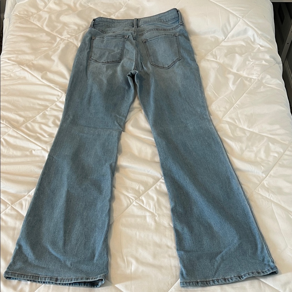 Old Navy Light Blue Flare Jeans - Picture 5 of 6